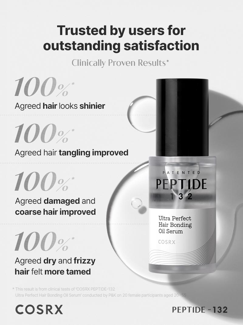 [COSRX OFFICIAL] PEPTIDE-132 Bonding Oil Serum 30mL_Hair Repair