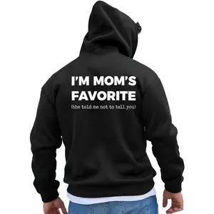Favorite daughter and son hoodie sweatshirt cotton fun autumn tops
