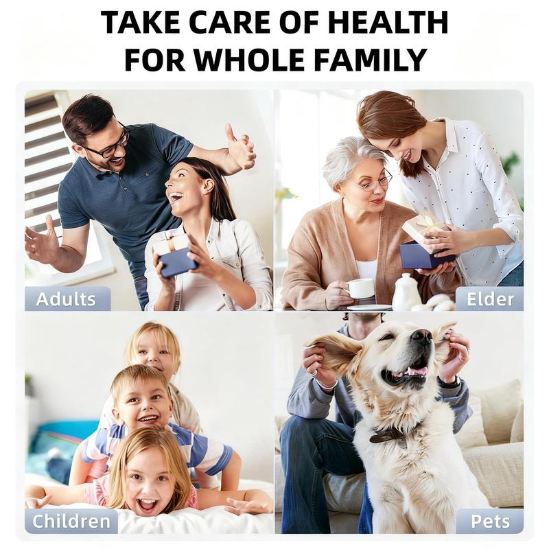 Fancylite Rechargeable LED Oral Plaque Remover，with Replacement Heads & Manual Auxiliary Cleaning Tools, Oral Irrigator for Home Use, Tartar Remover for Teeth,Remover Teeth Cleaning Kit