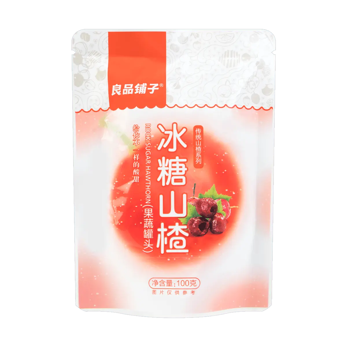 BESTORE Traditional Hawthorn Candy - Sweet & Sour Ice Sugar Haw Flakes, 100g Snack