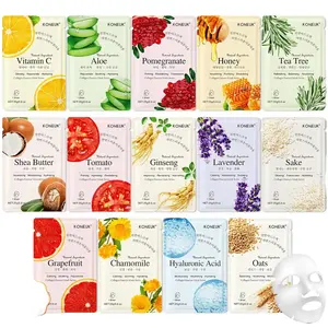 14 Pack Sheet Face Masks Skincare, Hydrating Face Masks Suitable for Dry Skin, Bulk Facial Mask Set for Women Skin Care, Face Mask Gifts Set for Face Spa