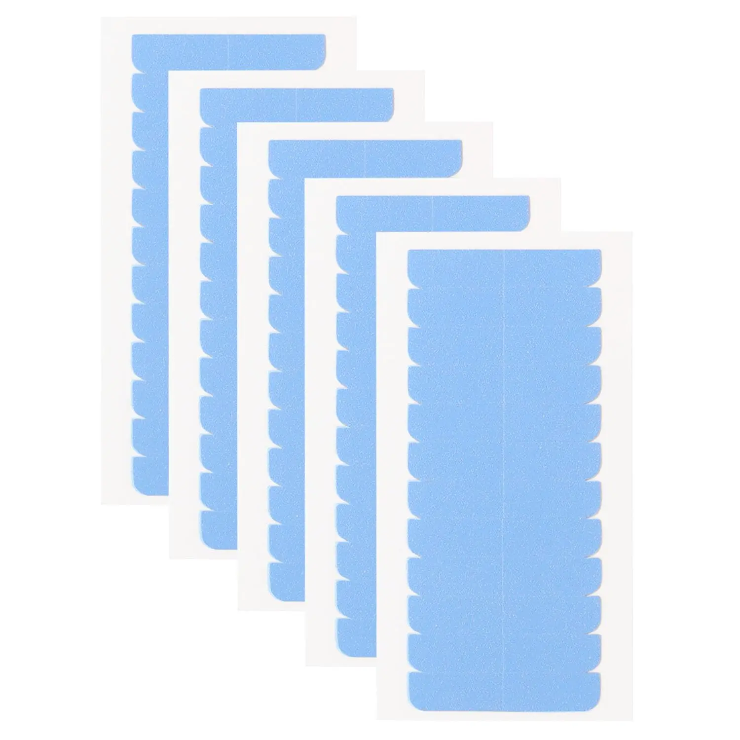 60 count Hair Extension Tape Tabs Double Sided Hair Tape Wig Tape Adhesive Replacement Tapes for Human Hair Extensions  Tape in Tape Extension Replacement for Front Lace Beauty Tools (Blue)
