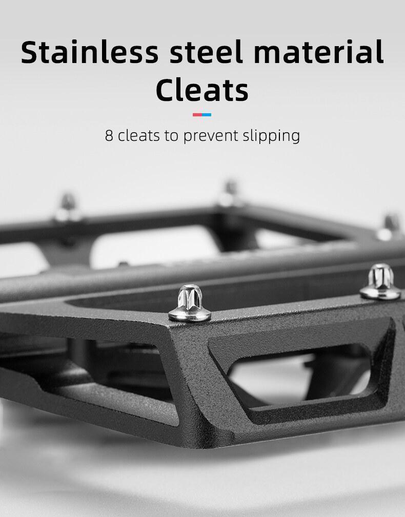 ROCKBROS MTB Aluminum Bike Pedals Compatible with SPD