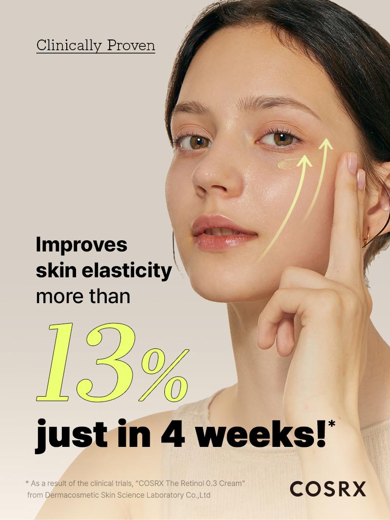 [COSRX Official] The Retinol 0.3 Cream (20ml) | 0.3% PURE RETINOL BOOST SKIN ELASTICITY & FIGHTS FINE LINES, EYE WRINKLES Comfort Skincare