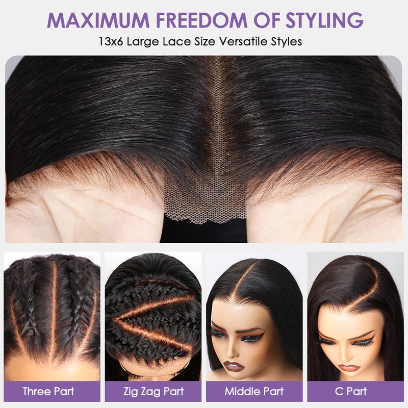 Glueless Curly Lace Front Human Hair Wig With Super Natural Hairline 360 13x6 Drawstring Wig Regular or 4C Curly Edges Hairline Option 220% Density Pre Bleached Knots #TikTokShopBlackFriday