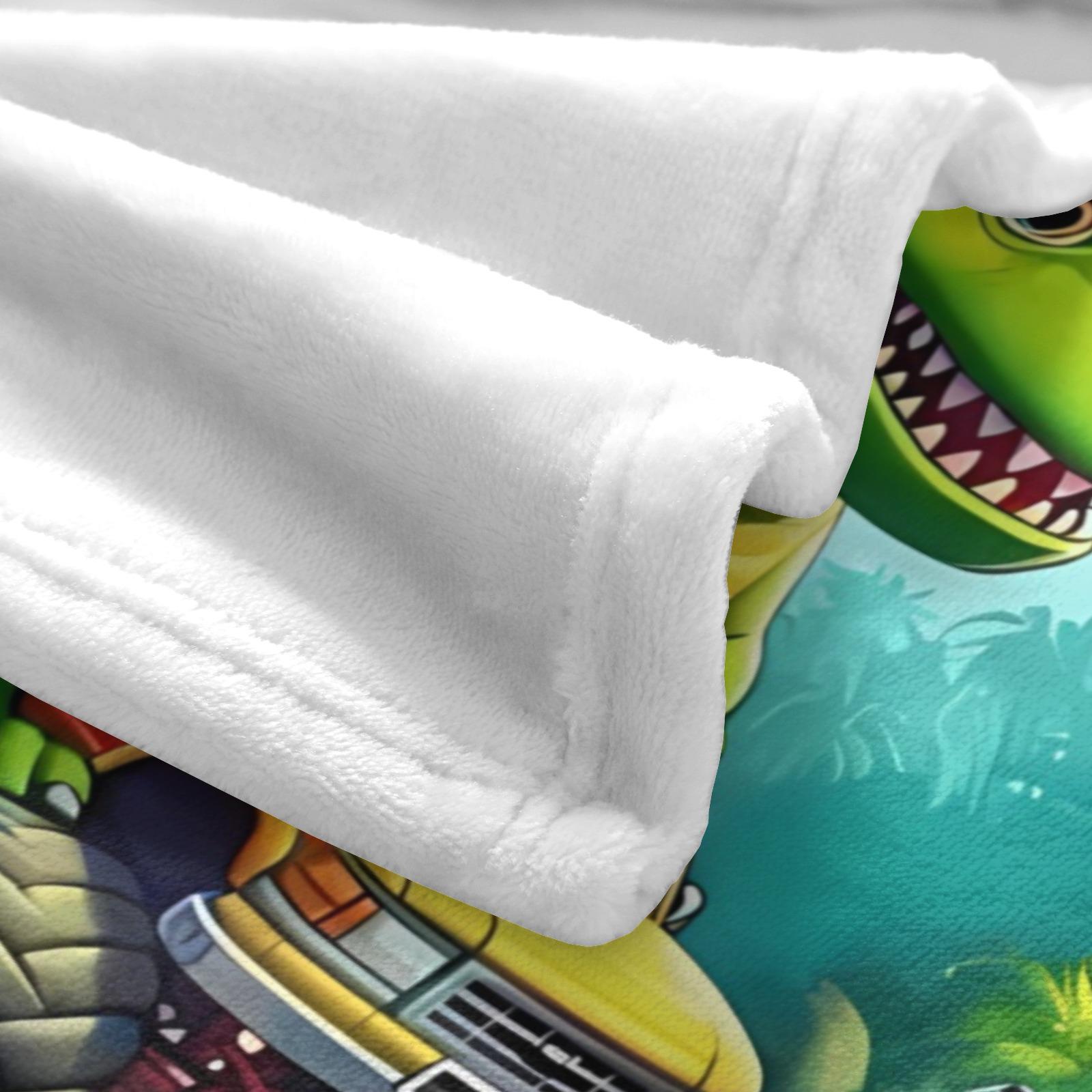Soft and Fun Cartoon Dinosaur Pattern Blanket, Comfortable Dinosaur Truck Plush Blanket, Perfect for A Cozy Nap or Afternoon Nap in The Bedroom. Soft and Fun Cartoon Dinosaur Pattern Blanket, Comfortable Dinosaur Truck Plush Blanket, Perfect for A Cozy Nap or Afternoon Nap in The Bedroom.