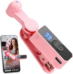 Wireless Auto Clicker for Smartphone with Built-in Battery Rechargeable Auto Tapper Digital Speed Tool Portable Selfie Feature for Live Streaming Likes Games Shopping Reward Tasks No Need to Connect to Power Source Cellphone must-have for live