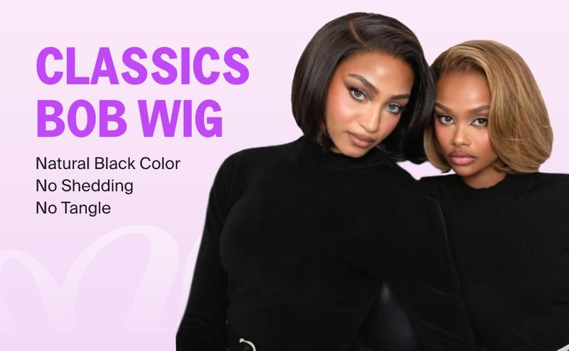 Megalook Highlight Balayage 12A Bob Wig Put On Go Glueless Wig Bleached Tiny Knots 6x5 Lace Closure Wig Short Cut Pre Plucked Straight Bob Wigs