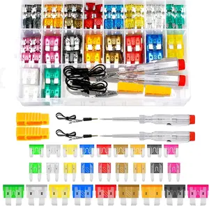 306PCS&Car Blade Fuse Assortment Set with Assorted Car Blade Fuses in Colorful Plastic Pallets for Automotive Applications & Dealsforyoudays