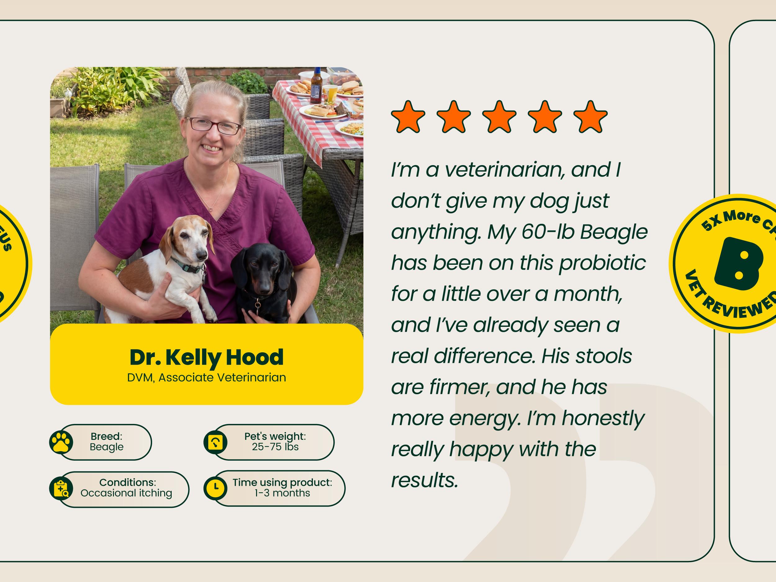 Boops Pets Probiotic 30 Billion for Dogs – 30 Billion CFU with Pre, Postbiotics & Digestive Enzymes – Supports Gut Health, Immunity, Loose Stools & Allergies – Filet Mignon Flavor – Vet Formulated – 60 Chews