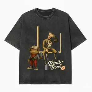 Benito Bowl Frog Graphic T-Shirt, Retro Latin Trap Artist Merch, Vintage Puerto Rico Aesthetic Tee, Funny Animal Streetwear Pullover
