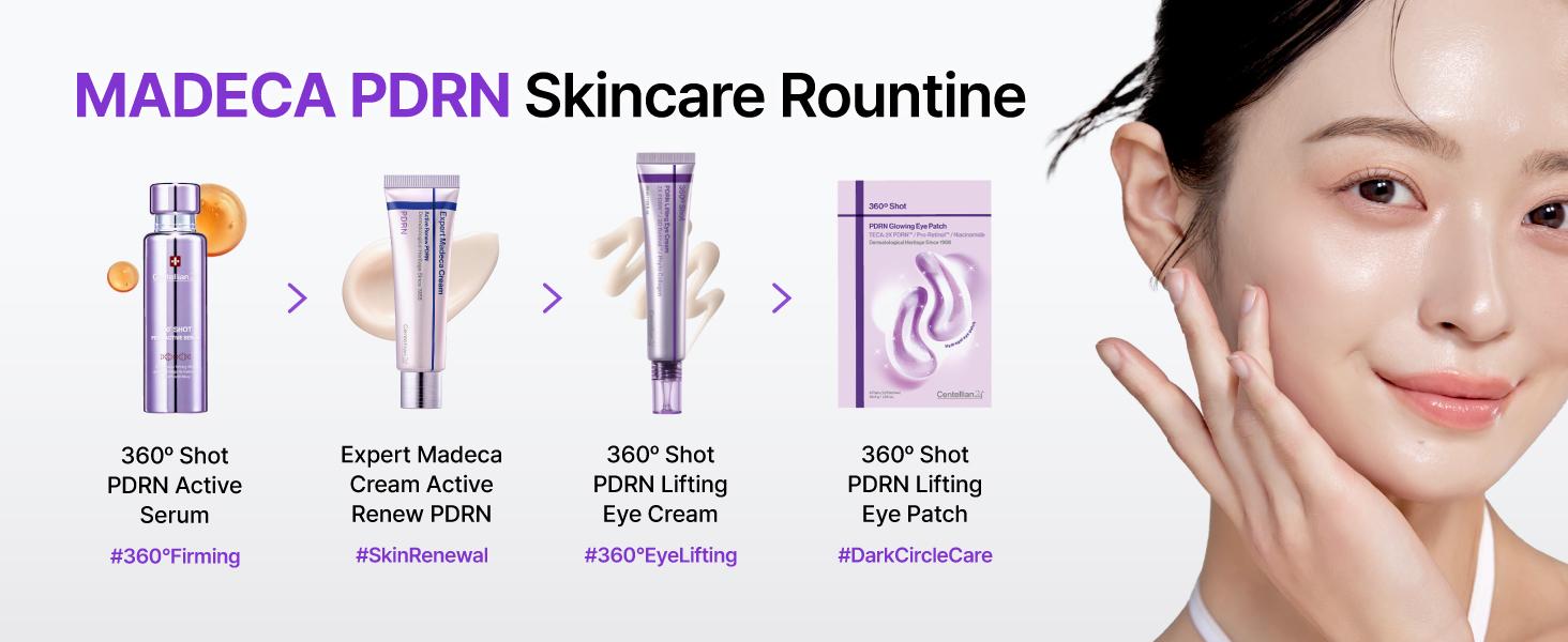 [Centellian24] 360° Shot PDRN Glowing Eye Patch | Brightening & Firming Under-Eye Patches for Dark Circles & Puffiness | TECA + PDRN + Retinol | Korean Skincare | 6.1g × 6ea