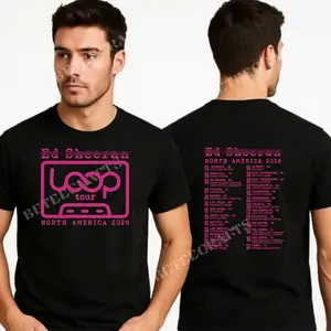 Ed "The Loop" Tour Tee, Sheeran 2026 New Album Music T-shirt, Loop Tour Merch, Unisex Y2K Cotton Tee, R&B Music Top, Graphic Tees, Concert Outfits