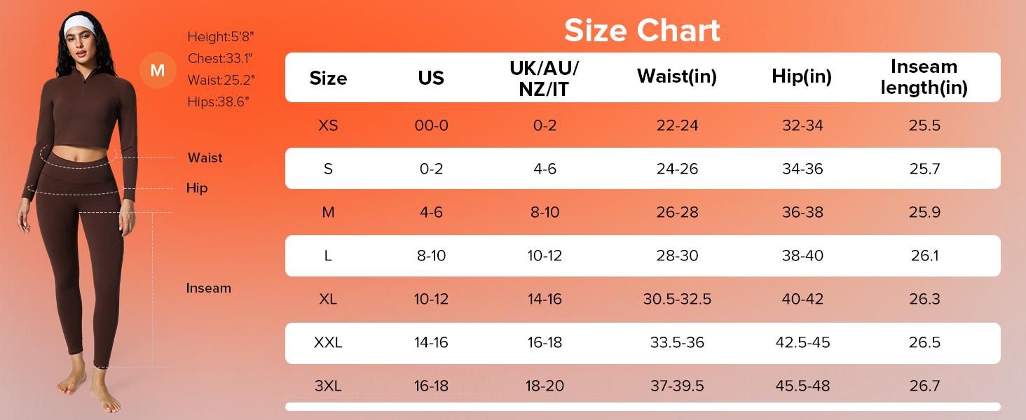 BRXL Women's Tummy Control Fleece Lined Leggings Zip Pocket High Waist Water Resistant Winter Legging Warm Insulated #OutdoorFun #HolidayWarmth-1