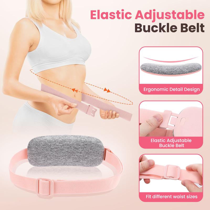 Menstrual Heating Pad Smart Uterus Warmer Belt, Cordless Heating Pad, Electric Waist Belt, Waist-Vibrating Abdominal Massager vibration massage warm palace lumbar body care machine Pad and Vibrating Massager heat rechargable cramps shurt