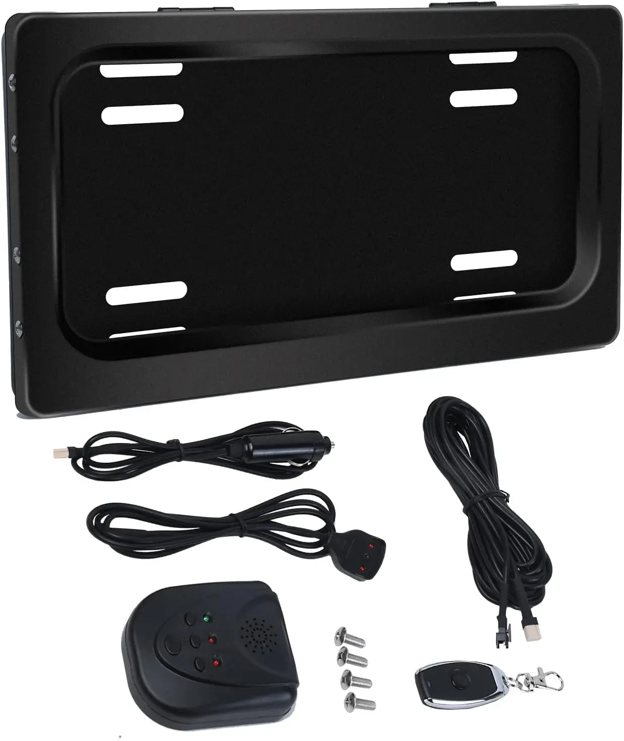 Stealth License Plate Curtain Single Plate Kit (USA/Canada)
