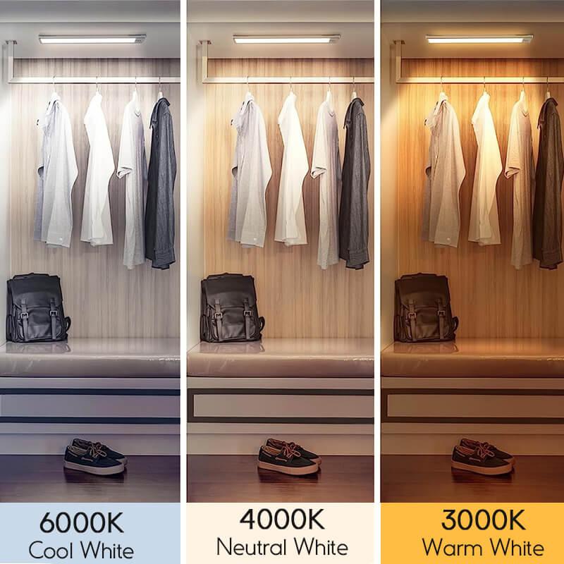 hokolite LED Motion Sensor Cabinet Light for Home - Wall Mounted Light in Kitchen, Bathroom, Closet, Hallway, Stairway, Garage, Energy Saving - Modern