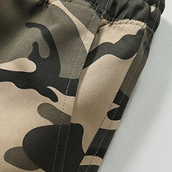 Men's 3-Pack Camo Cargo Shorts – Multi-Pocket Design, Drawstring Waistband, Casual Streetwear Shorts, Perfect for Everyday Wear & Urban Styling