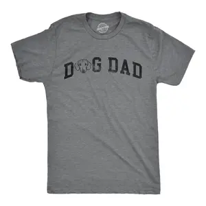 Mens Dog Dad Dachshund T Shirt Funny Cute Puppy Pet Dachshunds Lovers Tee for Guys Mens Funny T Shirts Cool Vintage Fashion T-Shirt Gift Classic Menswear Funny Dog Short Sleeve Novelty Tees for Guys Dark Grey