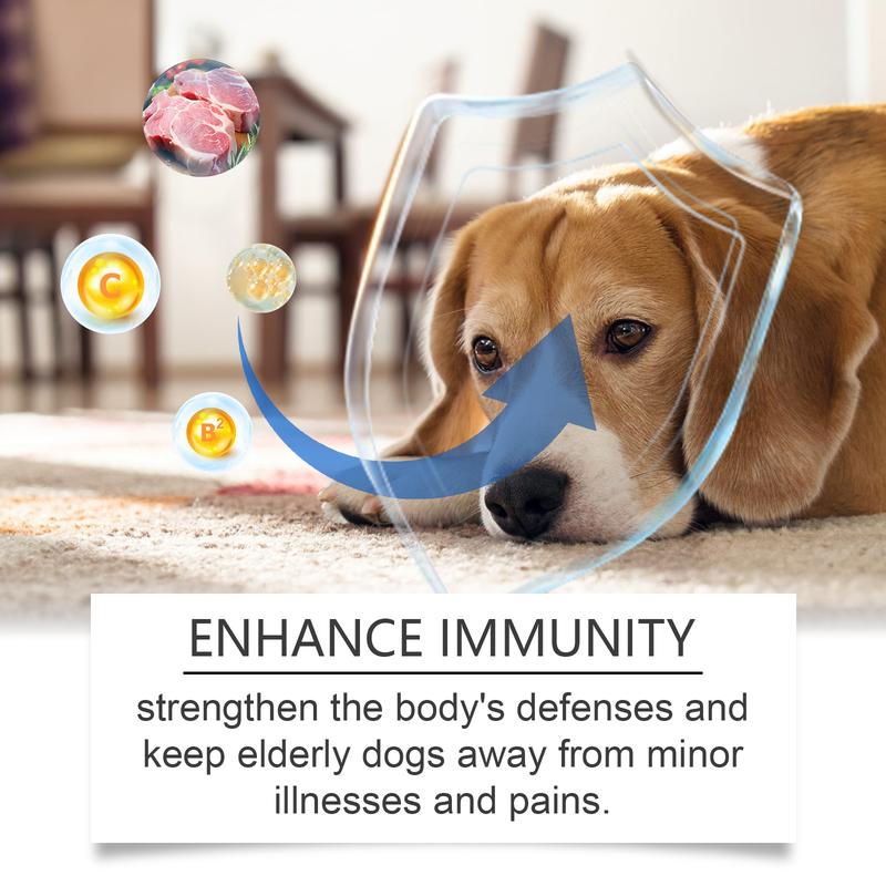 Senior  Elemental Minerals Tablets - Promotes Nervous System Health and Enhances Overall Well-being - Calcium Supplement for Senior Dogs - Calcium Tablets for Senior Dogslitter pellets, spray, litter tray, litter box, removal