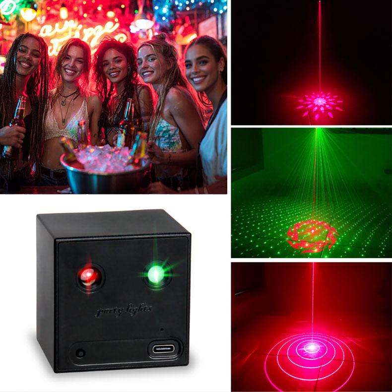 RGB Disco Party Light – Rechargeable & Portable, Perfect for Home, Party & Dance Floor，Outdoor Light