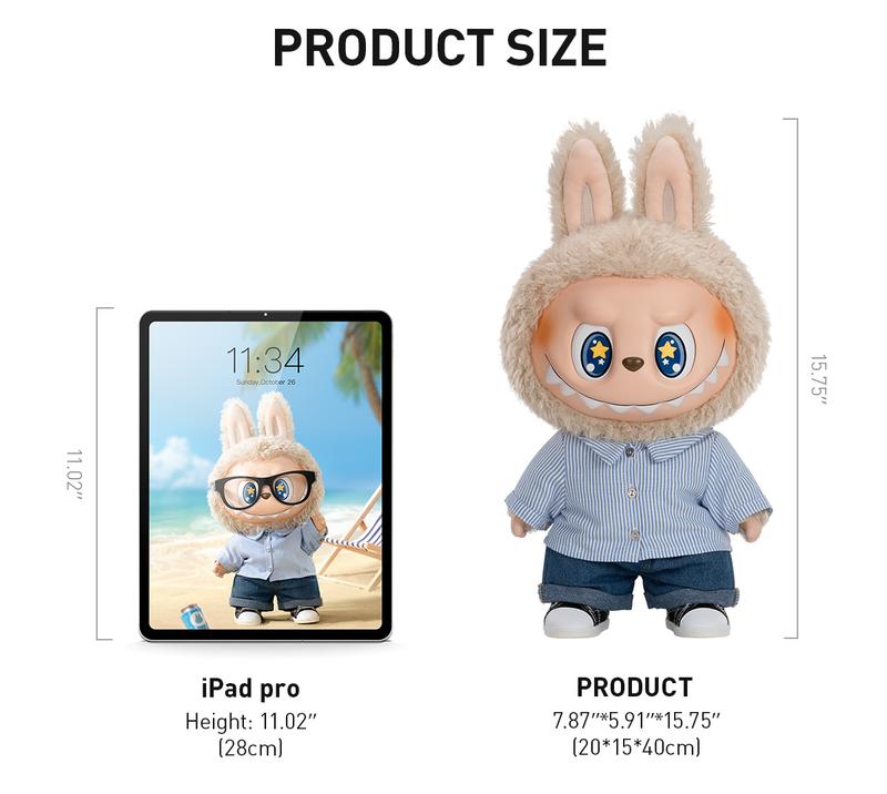 POP MART THE MONSTERS - FLIP WITH ME Vinyl Plush Doll, Labubu Collectible Toys, Valentine’s Day Gifts