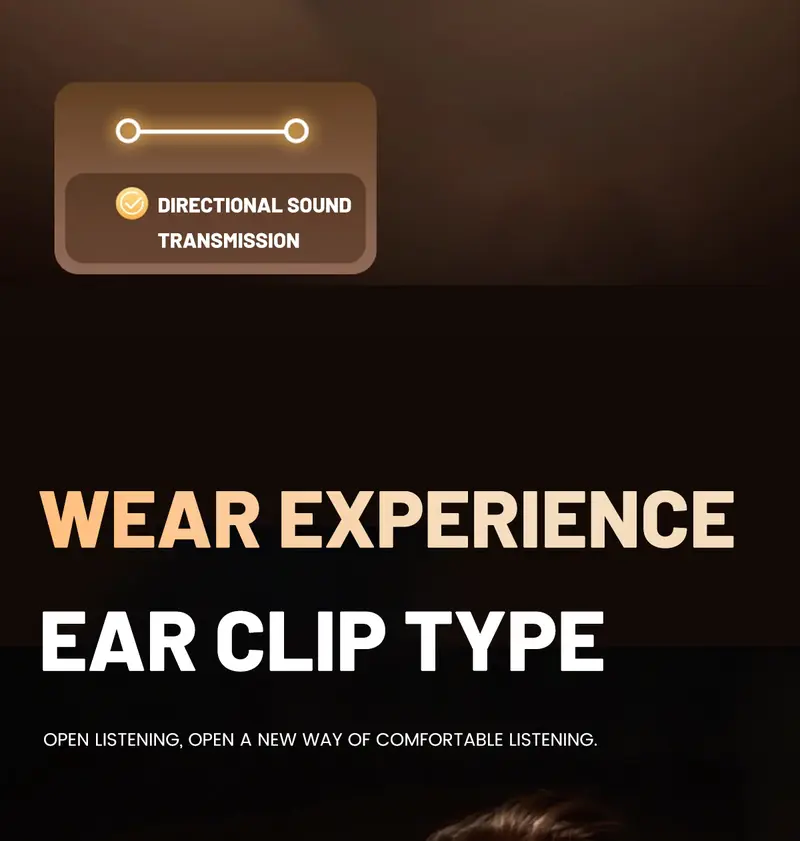 Open-ear earbuds for workouts and everyday activities