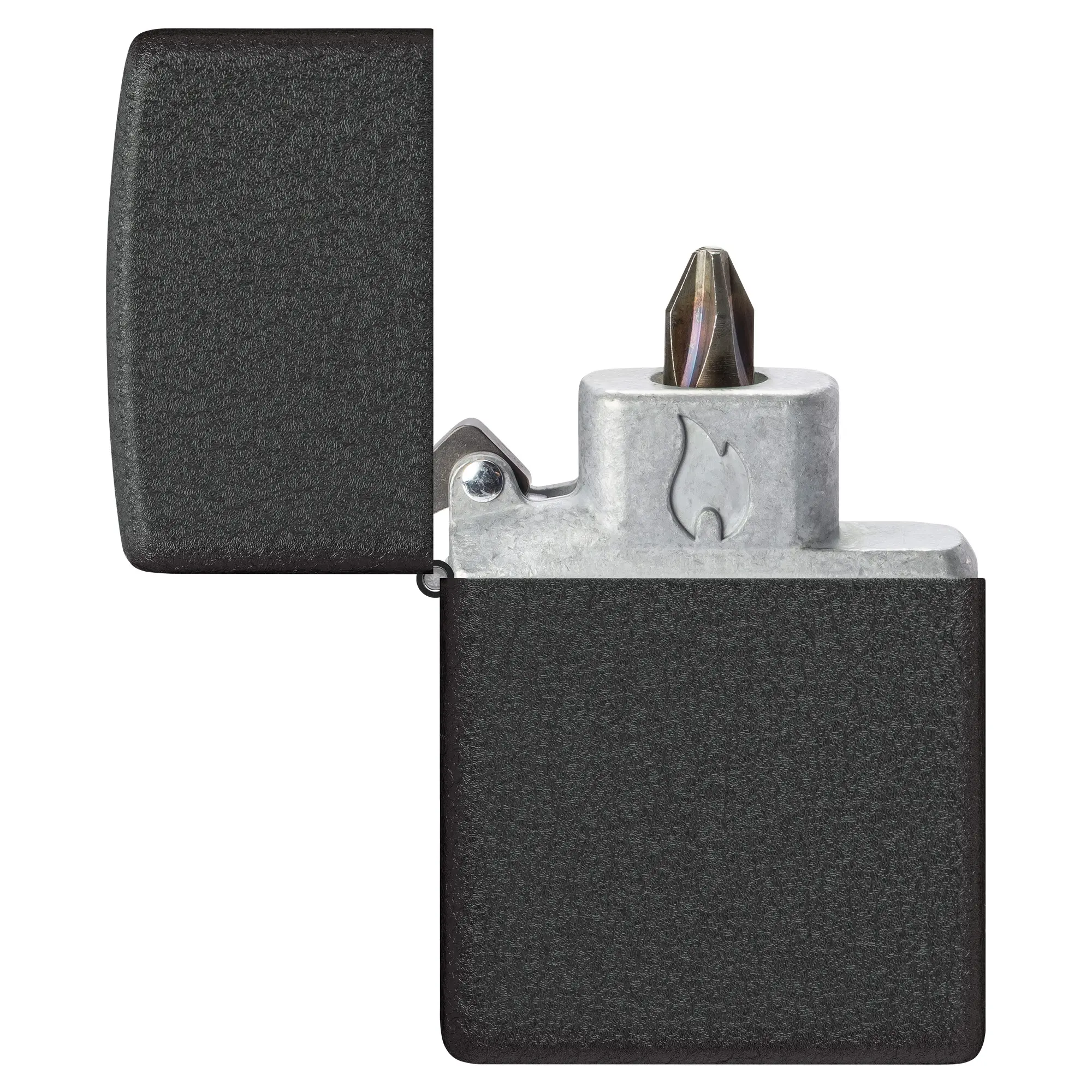 Zippo Classic Black Crackle with BitSafe - Made in USA