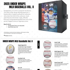 Single Baseball Break - 2026 Fanatics Underwraps Autographed Baseball Break - Pick your Teams.