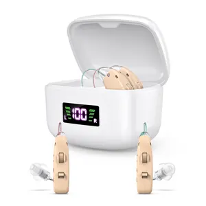 F&KCOPTEE Hearing Aids for Adults – Rechargeable Discreet In-Ear Hearing Amplification with Magnetic Charging Case, Noise Reduction - Natural Sounding