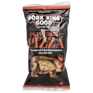 Pork King Good Flavored Chicharrones, Pepperoni Pizza, 1.75 oz (49.5 g)