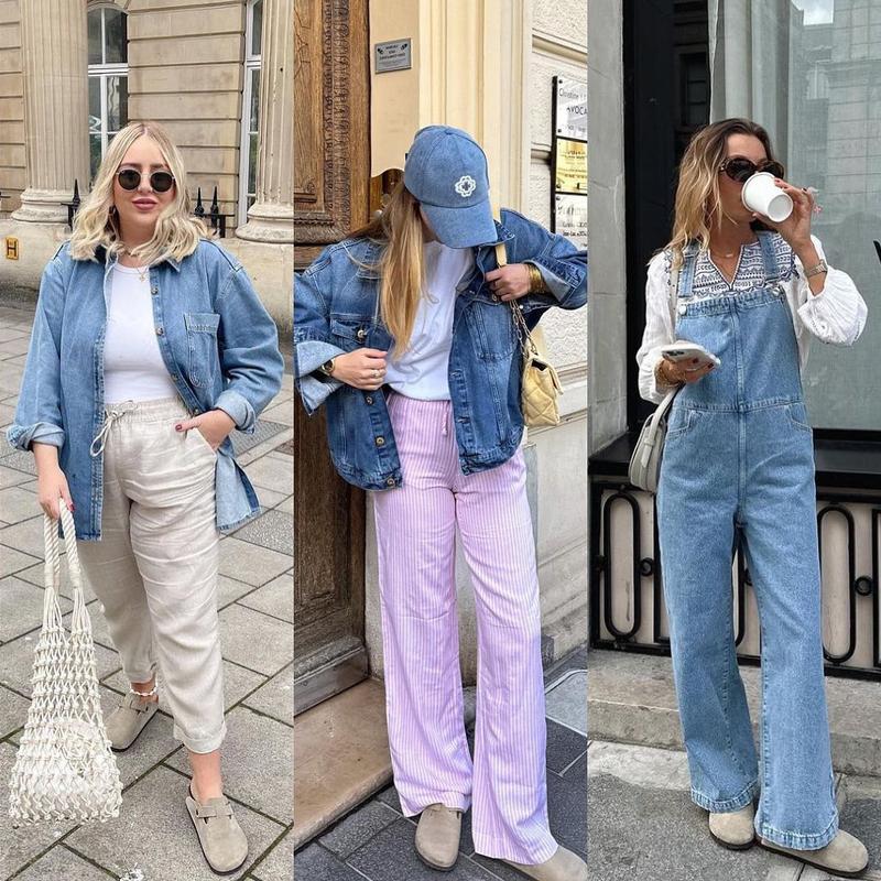 EVELLYHOOTD Women Men Genuine Suede Round Toe Cork Footbed Clogs Potato Shoes Slide Outdoor Gym Shoes with Arch Support Flat Buckle Clogs Retro Fashion Walking Shoes Slippers 【Wide Feet PLS SIZE UP 】