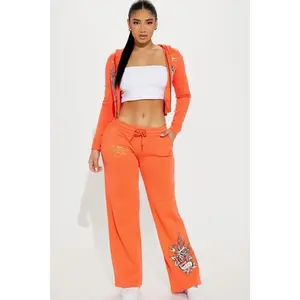 Ed Hardy Panther Rose Pant - Peach C