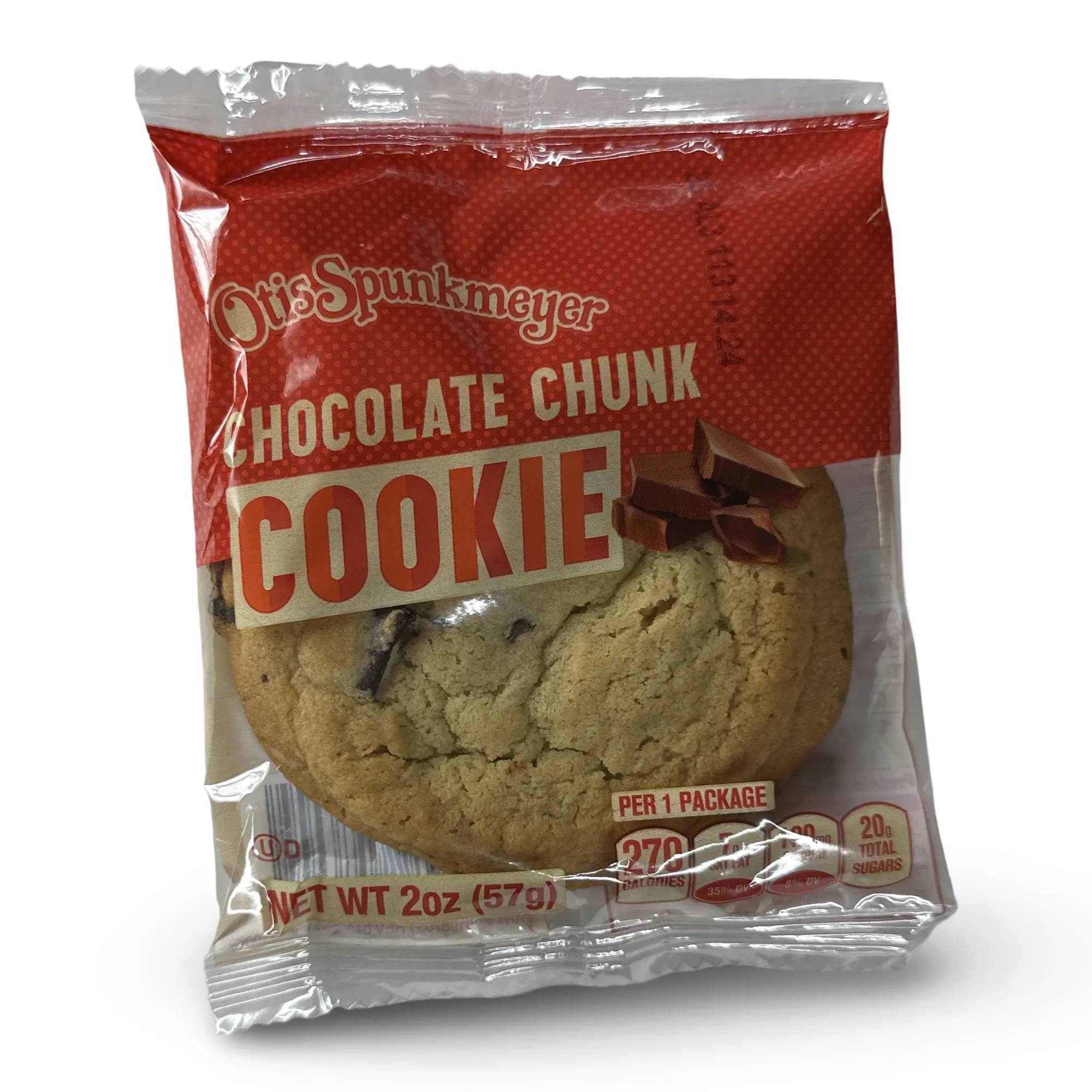 Otis Spunkmeyer Individually Wrapped Chocolate Chunk Cookie, 6 Packs