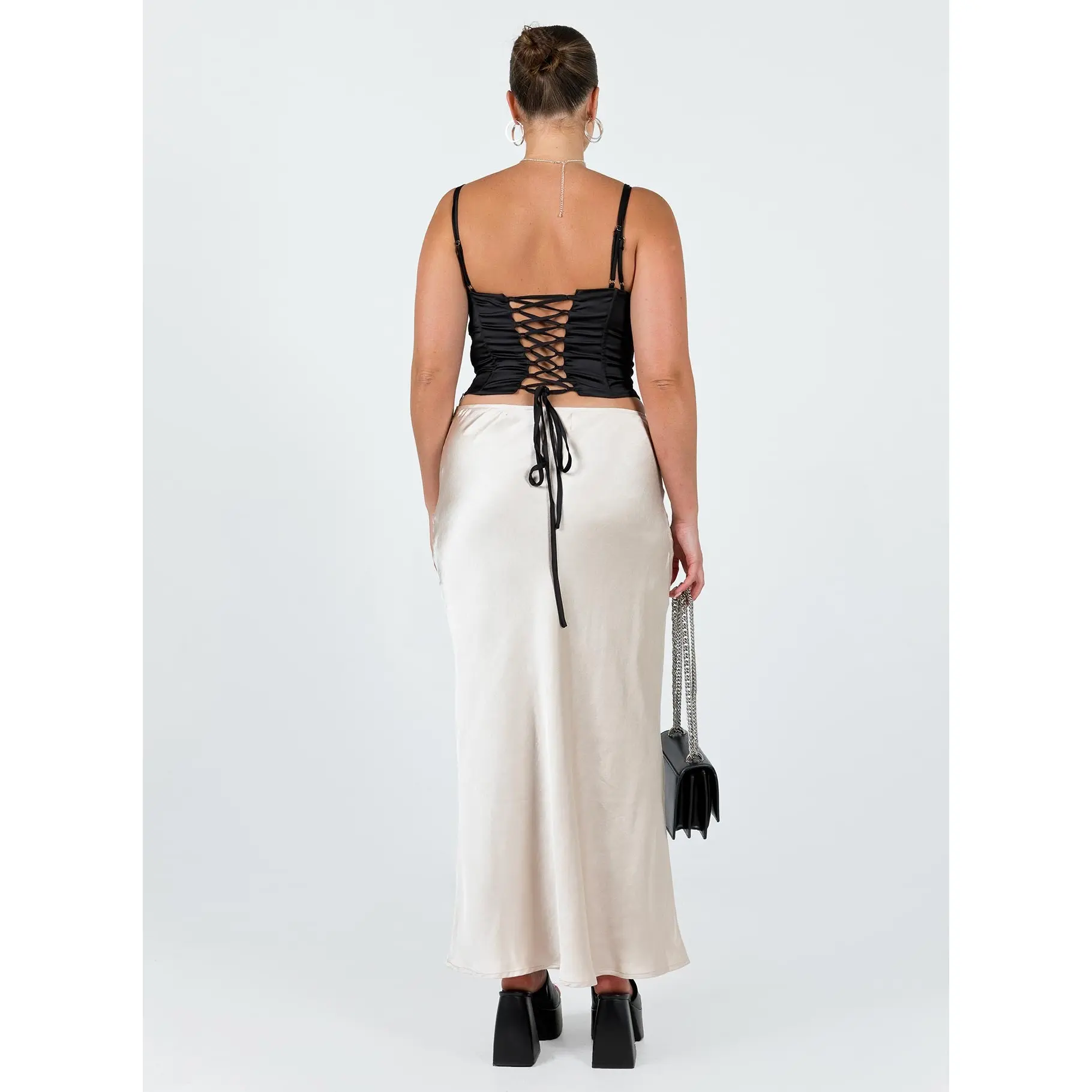 chinese dress ladies Salvin Strapless Maxi Dress | Champagne | Womens main image 1