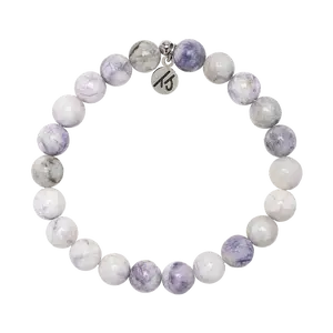 Defining Bracelet- Hope Bracelet with Purple Turquoise Gemstones