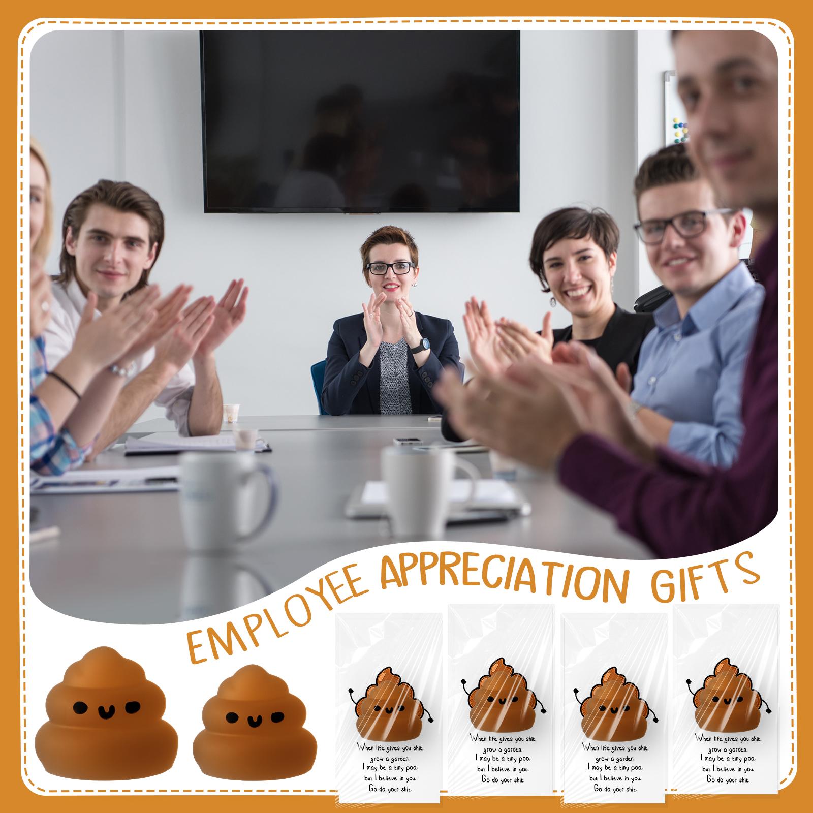 30 Pcs Easter Mini Poop Stress Balls Gifts Bulk with Inspirational Card  Emotional Luminous Stress Relief Cute Inspirational Squeeze Ball for Coworker Nurse Friend Christmas Stress Balls Funny Employee Appreciation Gifts Kawaii Squishies Handmade Taba Squ