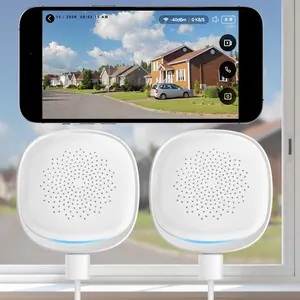 （2 pack）3MP 2K Window Camera,2.4GHz & 5GHz WiFi Indoor Cameras for Home Security with ChroMax Al Color Night Vision,Person & Motion Detection,24/7 Recording,Easy & Quick Install
