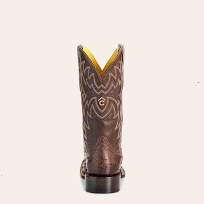 Cavender’s Men’s Kango Tobaco Wide Square Toe Western Cowboy Boots