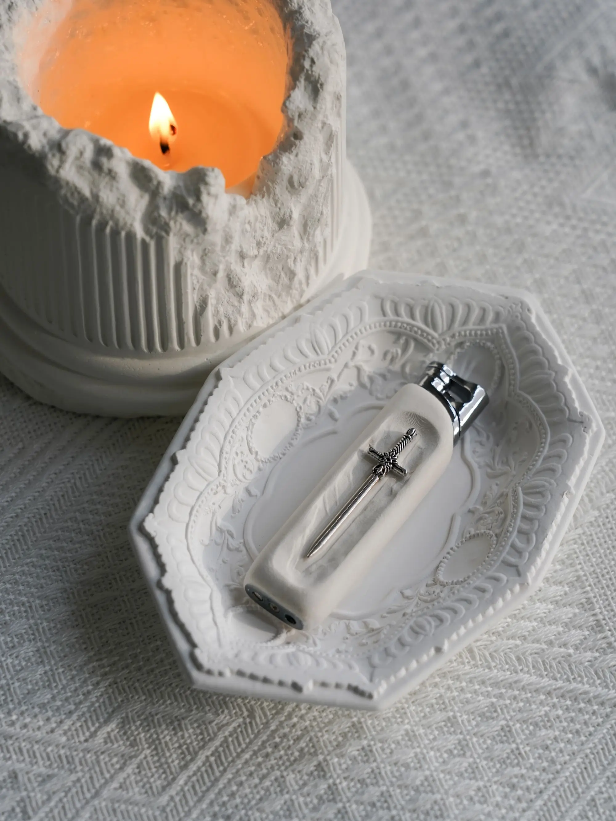 Halloween gift Back to School (Gas not included) Refillable Butane Lighter - Vintage Totem Embossed Design, Hand-Finished Lighter, Perfect Daily Carry for Men & Women,Creative Gift,SummerWins,DFYD,deals for you,mid year sale,restock