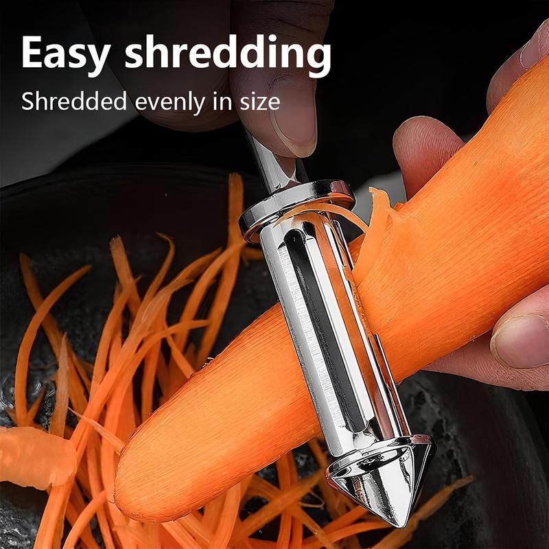 Multi-Functional Vegetable Peeler for Kitchen, Ultra Sharp Premium Stainless Steel Blades, Durable Non-Slip Ergonomic Grips -  Perfect Kitchen Peeler For Veggie, Fruit, Potato, Carrot