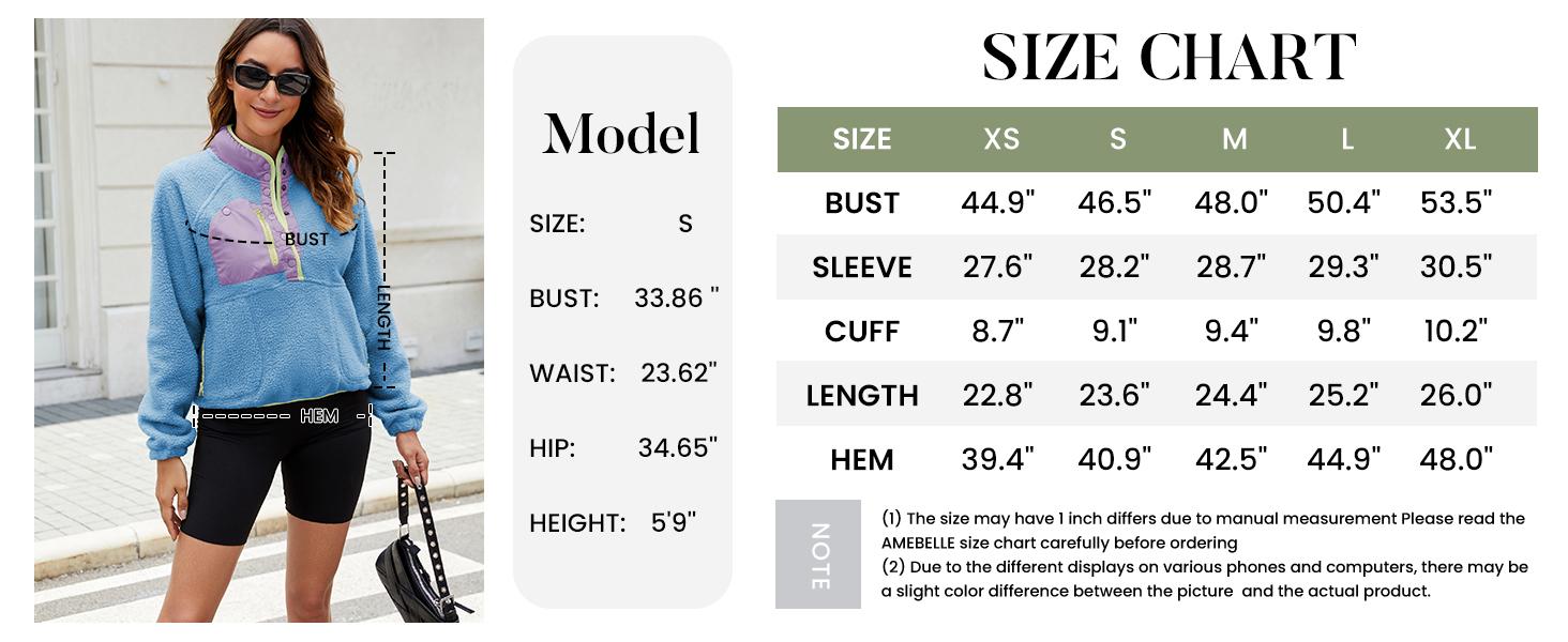 Naeduo Women’s Lightweight Fleece Pullover Jacket Cropped Fall Winter Fuzzy Sherpa Jacket Sweatshirt Coat with Pockets for Hyrox Naeduo Women’s Lightweight Fleece Pullover Jacket Cropped Fall Winter Fuzzy Sherpa Jacket Sweatshirt Coat with Pockets for Hyrox