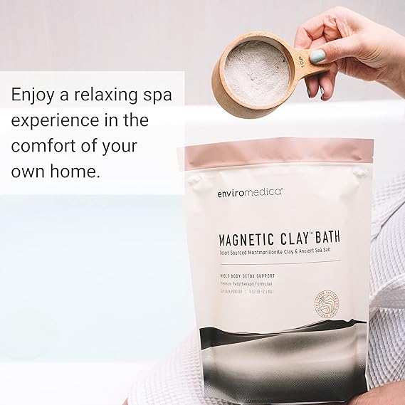 Enviromedica Magnetic Detox Clay Bath Cleanser, Himalayan Salt for Full Body Care, Healing Clay Body Wash - 1 Pack Enviromedica Magnetic Detox Clay Bath Cleanser, Himalayan Salt for Full Body Care, Healing Clay Body Wash - 1 Pack