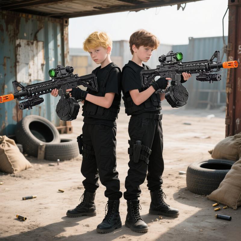 Toy Sniper Rifle with Scope Soft Bullet Toy Gun Shell ejecting Foam Blaster Guns Realistic Fake Prop Dart Backyard Outdoor Shooting Game for Kids Boys Teen Adult Gifts