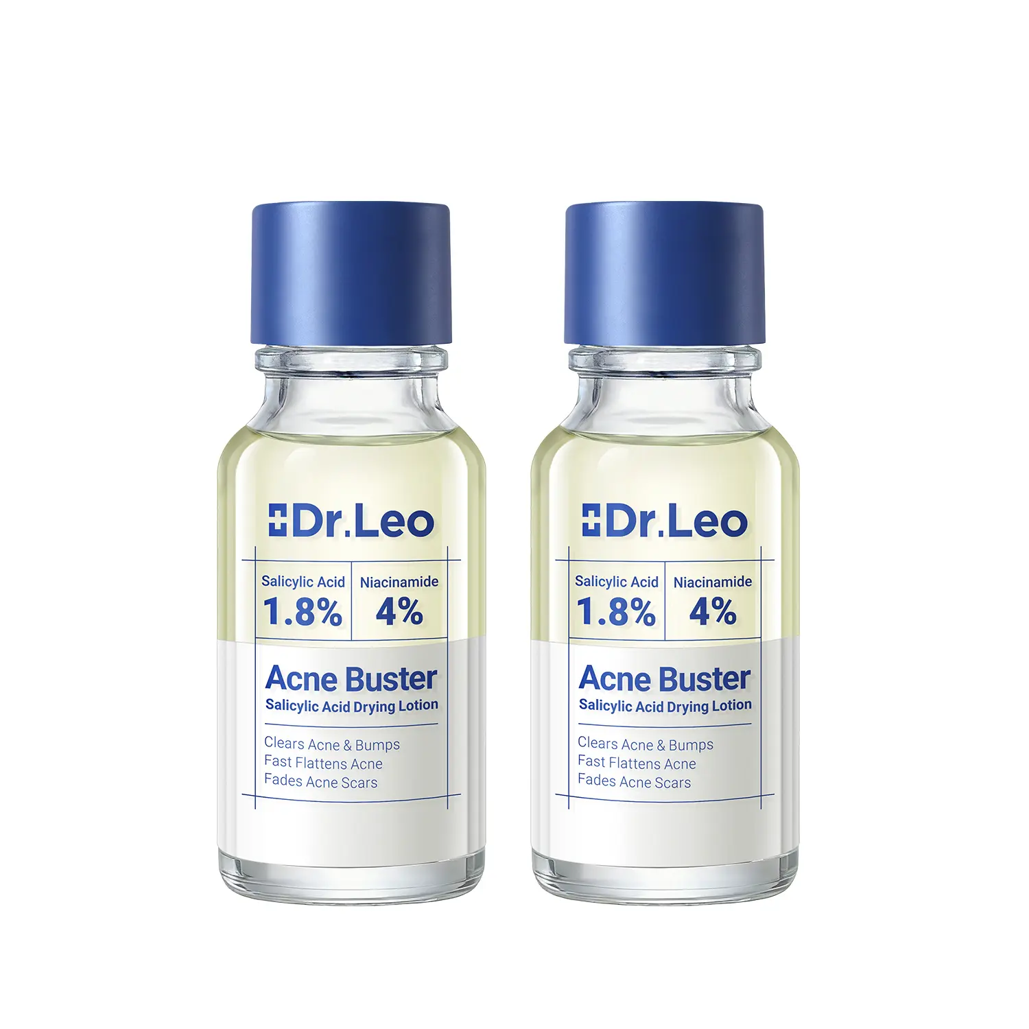 【Bundle & Save】Dr.Leo Pimple Drying Lotion Plus(2 Bottles) | 24H Spot Rescue | 1.8% Encapsulated Salicylic Acid + 4% Niacinamide | Acne Clearing Products | Inflammation Relief & Redness-Calming For Oily Skin #sohochic #tiktokshopbacktoschool