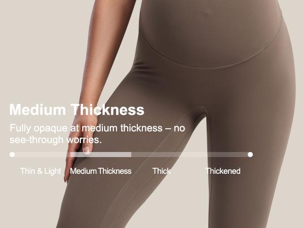 POSHDIVAH Women's Creamluxe Maternity Leggings 25"/28" Over The Belly Pregnancy Yoga Pants Active Workout Leggings POSHDIVAH Women's Creamluxe Maternity Leggings 25"/28" Over The Belly Pregnancy Yoga Pants Active Workout Leggings