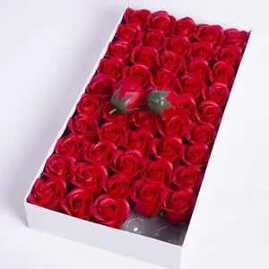 Soap Roses for Bouquets Artificial Roses in Elegant Red Color Perfect for Home Decor and Gift Giving