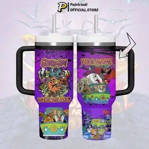 Scooby Doo "Where Are You" Haunted Monster Tumbler 20oz-40oz Stainless Steel, Double Wall Insulated, With Handle & Straw – Funny Gift for Scooby Doo Lovers & Fans new 2026