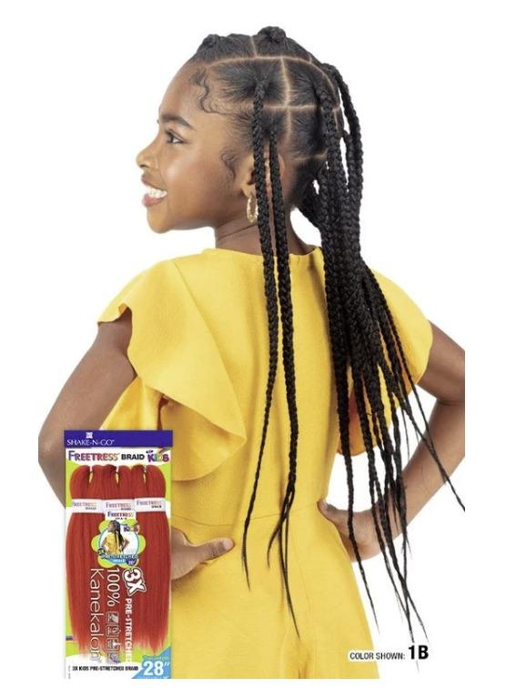 3X Kids Pre-stretched Braids 14"