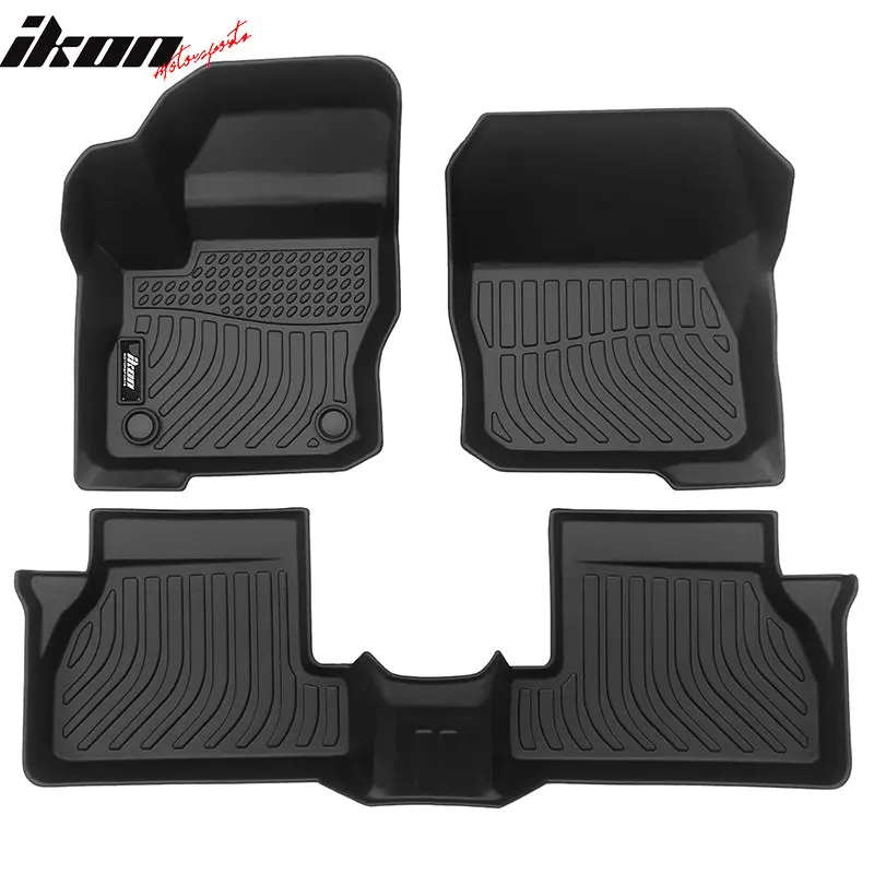 3D Molded Floor Mats for Ford Focus 2012-2018 Heavy Duty Carpets Liner TPE